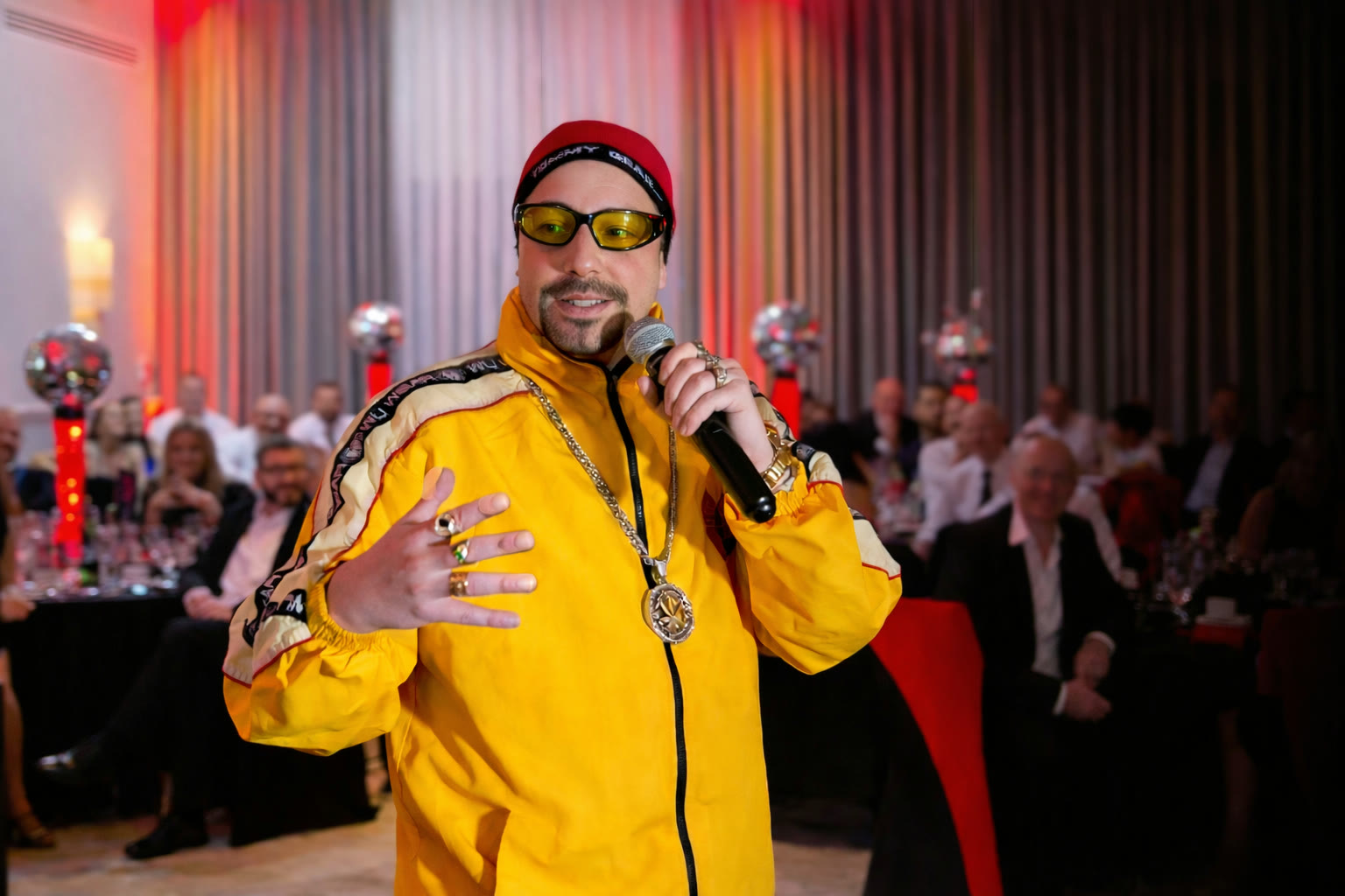 Ali G live on stage