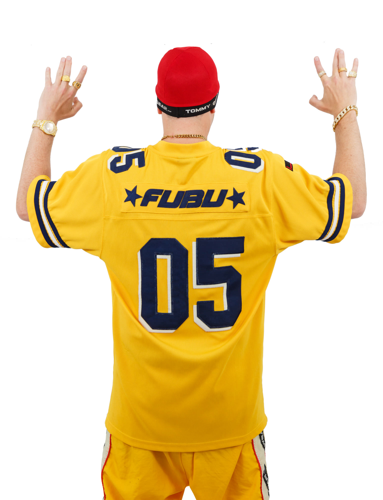 FUBU 05 jersey from behind